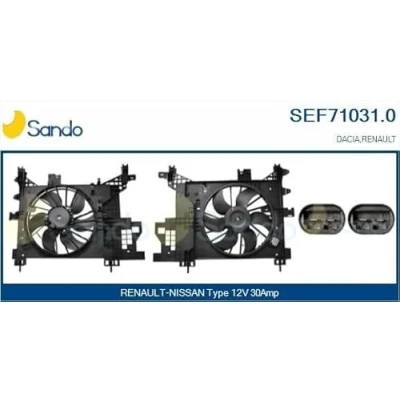 Afbeelding van CASCO CEF71031AS Elektrische motor, radiateurventilator