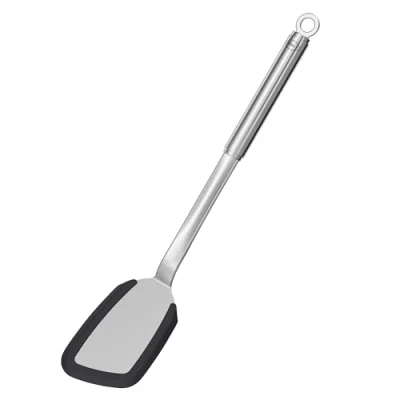 Afbeelding van Rosle Spatel Round RVS / Siliconen 36 cm