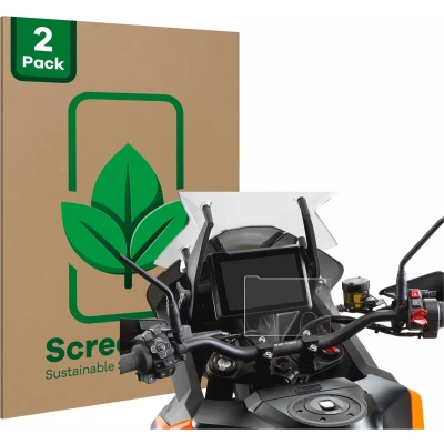 Afbeelding van ScreenLeaf Screenprotector voor KTM 1290 Super Adventure S 2021 TFT 7&quot; Snelheidsmeter Duurzame schermbescherming Folie Beschermfolie transparant (2 Stuks)
