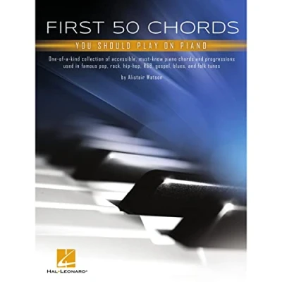 Afbeelding van First 50 Chords You Should Play on Piano: Learn to Basic with Great Songs