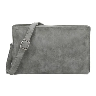 Afbeelding van Fritzi aus Preußen Schoudertas Mimie01 Vintage Crossbody Bag Anthra Grijs