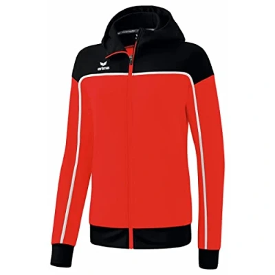 Afbeelding van CHANGE by erima trainingsjack met capuchon dames rood/zwart/wit / 42