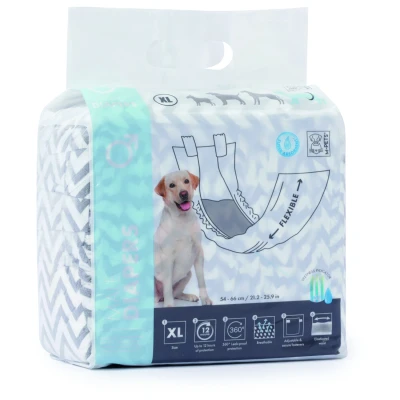 Afbeelding van M PETS 12 luiers voor mannelijke honden XL
