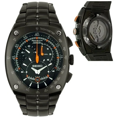 Afbeelding van Seiko heren Presage Automatic horloge SSK041J1 in de kleur Zwart