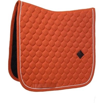 Afbeelding van Zadeldoek melange dressuur orange FULL