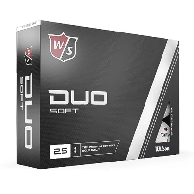 Afbeelding van Wilson Staff DUO Soft Golfballen 2023 Wit 12 Stuks