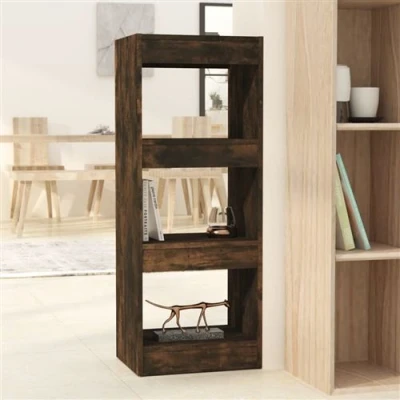 Afbeelding van vidaXL Boekenkast/kamerscherm 40x30x103 cm spaanplaat gerookt eiken
