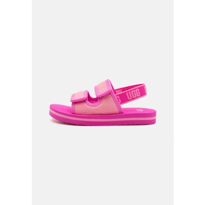 Afbeelding van UGG Lennon Slingback Unisex Badslippers voor kinderen, Maat: 38, Sugilite/strawberry milkshake Textiel