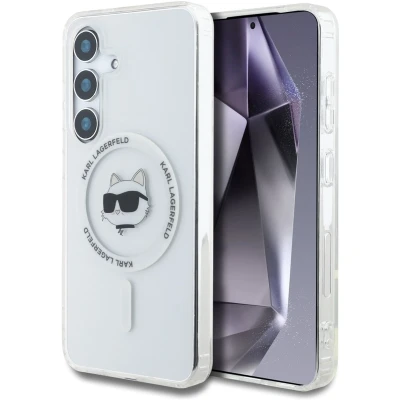 Afbeelding van Karl Lagerfeld Case Knop Choupette Hoofd Bedrukte Logo Voor Samsung Galaxy
