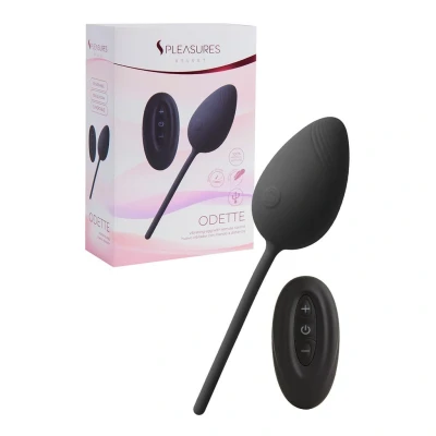 Afbeelding van S Pleasures Tril Ei Odette Zwart GRATIS TOY bij iedere bestelling v.a. 40,