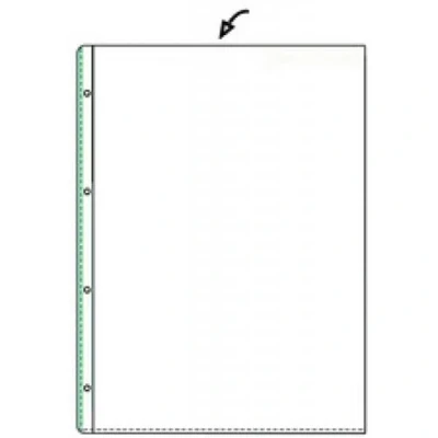 Image de hetzel pochette perforée standard, a4, en pvc, grainée noir
