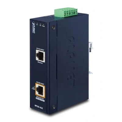Afbeelding van Planet Industriële IEEE 802.3at High Power over Ethernet (2 Havens), Netwerkschakelaar, Zwart