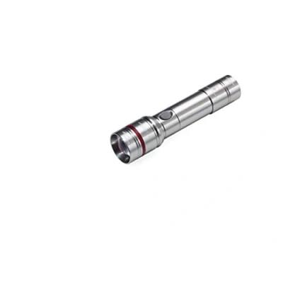 Afbeelding van TROIKA CAR Eco Beam TOR54/TI oplaadbare zaklamp op sigarettenaansteker (12 V) wit ledlicht, 2 lichtintensiteiten, knipperend, noodlichtring, 4x zoom, titanium, product