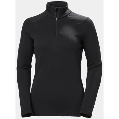 Afbeelding van Helly Hansen Women Lifa Merino Midw 1/2 Zip Black maat L