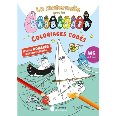 Image de Coloriages codés avec les Barbapapa Spécial nombres MS (2024)