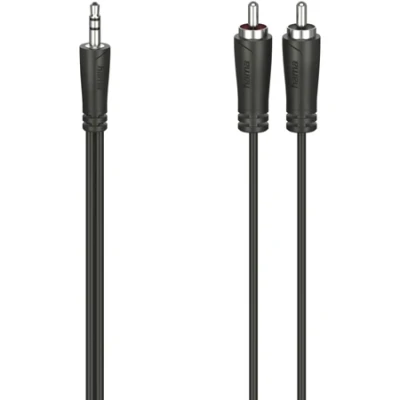 Afbeelding van Hama Audiokabel 3,5mm jack stekker 2 cinch 3m