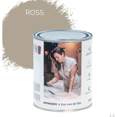 Afbeelding van SPINDER X EVA 1L Matte Muurverf Ross