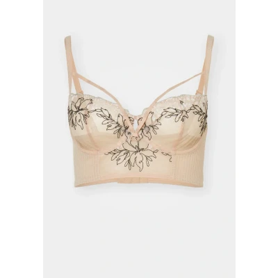 Afbeelding van Chantelle dames Spice bustier van kant in de kleur Beige, maat: B75