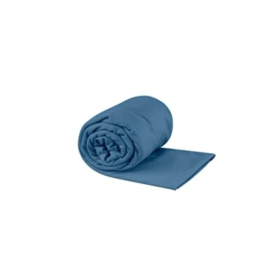 Afbeelding van Sea to Summit Pocket Towel L reishanddoek Microvezel badhanddoek Compact Ultra absorberend en sneldrogend Lichtgewicht Ophanghaak tas Wandelen 60 x 120 cm
