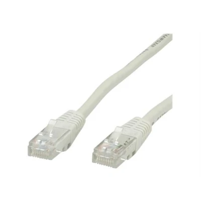 Image de VALUE Cordon de raccordement RJ 45 (M) pour 5 m UTP CAT 5e moulé gris