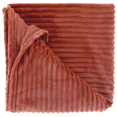 Afbeelding van Unique Living Plaid Dez Marsala 150x200cm