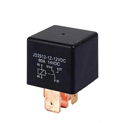 Afbeelding van Keenso Auto relais, DC 12 V, 5 pins, stroom 80 A, voor auto, voertuig, boot, vrachtwagen, AMP SPDT