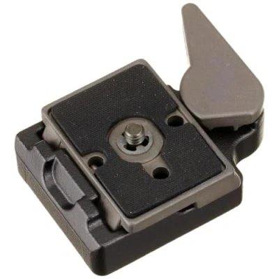 Afbeelding van Manfrotto 323 Adattatore con Piastra a Sgancio Rapido per fotografie, zwart/alluminio