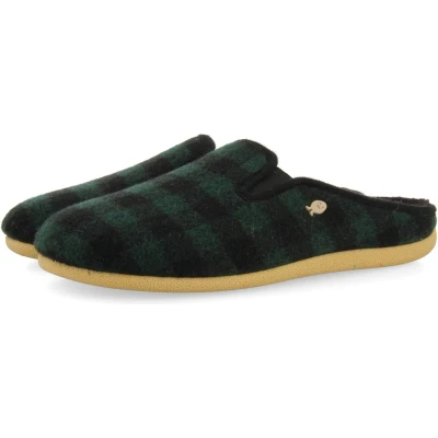 Afbeelding van Gioseppo CON Cuadros Peggau Pantoffels, Heren, Maat: 44, Verde Textiel