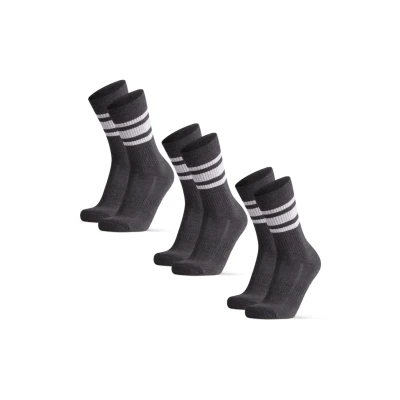 Afbeelding van Danish Endurance Tennis Performance CREW 3 PACK Sportsokken, Maat: 39 42, Black white