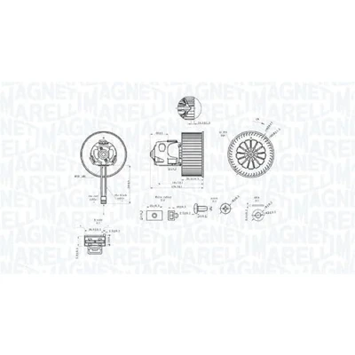 Afbeelding van Magneti Marelli Kachelventilator 069412344010