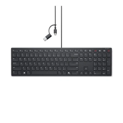 Afbeelding van DELL KB525C toetsenbord Kantoor USB QWERTY US International Zwart