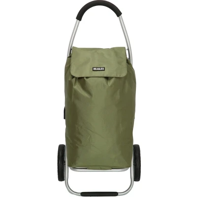 Afbeelding van Beagles Alberic Grocerly Boodschappentrolley olijfgroen Trolley