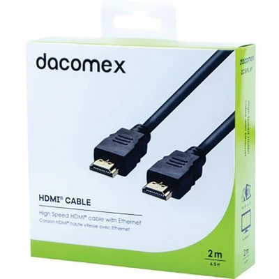 Image de DACOMEX Cordon HDMI haute vitesse avec Ethernet 2 m