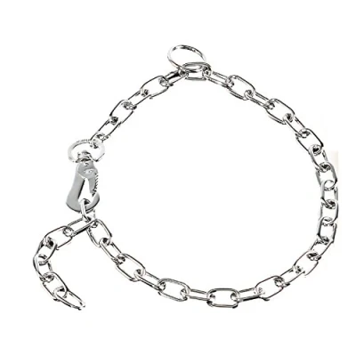 Afbeelding van Hondenhalsband Hs Sprenger Zilverkleurig 3 mm Schakels Kort 45 cm