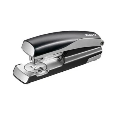 Image de Leitz agrafeuse style nexxt 5562, noir satin capacit 30 feuilles, profondeur dagrafage 60 mm, en mtal avec bo?tier plast