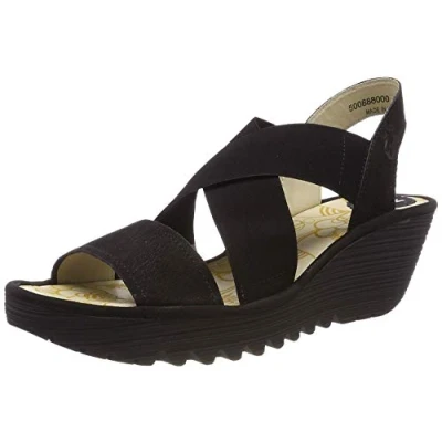 Afbeelding van Fly London Yaji888fly Damessandalen met open teen, Zwart 000