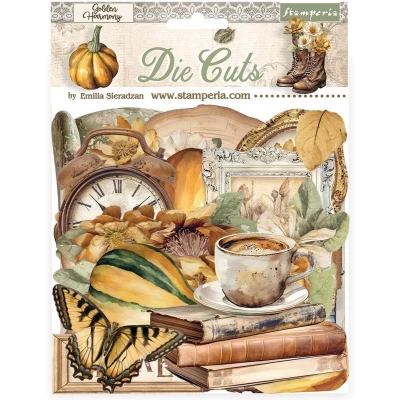 Afbeelding van Stamperia Golden Harmony Die Cuts Assorted (30pcs) (DFLDC104)