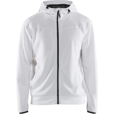 Afbeelding van Blaklader Hoodie met rits 3363 2526 Wit/Donkergrijs