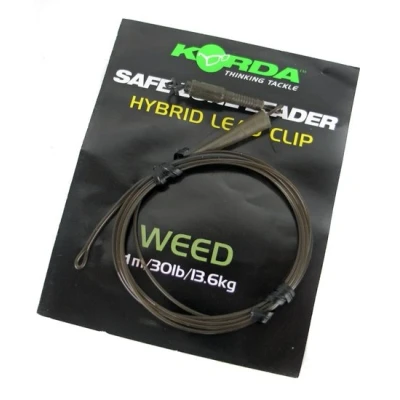 Afbeelding van Korda Dark Matter Hybrid Lead Clip Leader (1m) 40lb 18.1kg Kleur : Weed