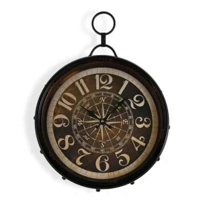 Afbeelding van Muurklok Versa Metaal 40 x 6 54,5 cm
