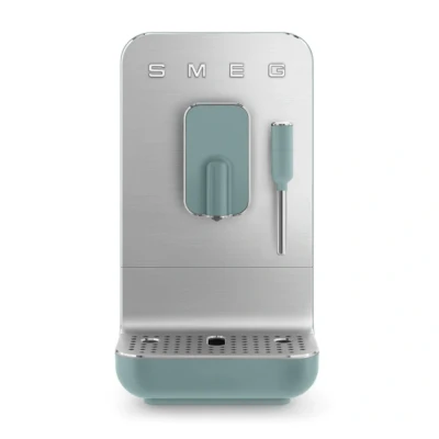 Afbeelding van Smeg Bcc12egmeu Bean To Cup Volautomatische Koffiemachine Stoomfunctie Emerald Groen Met Inox