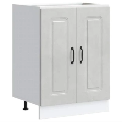 Afbeelding van vidaXL Spoelbakonderkast Kalmar 60x46x81,5 cm bewerkt hout betongrijs