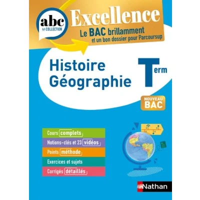 Image de ABC BAC Excellence Histoire Géographie Terminale