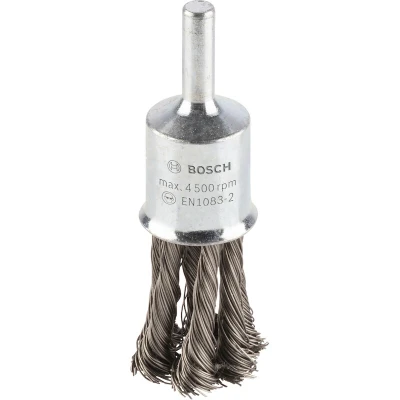 Afbeelding van Bosch Accessories 2608622129 Penseelborstel, getordeerd, roestvrij, 0,35 mm, 19 4500 omw/min 1 stuk(s)