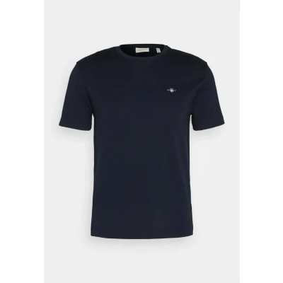 Afbeelding van GANT Printed Archive Shield Tshirt basic, Heren, Maat: Medium, Evening blue