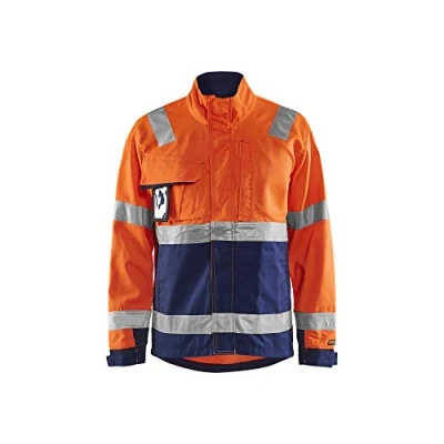 Afbeelding van Blaklader Jack High Vis 4064 1811 Oranje/Marineblauw XS