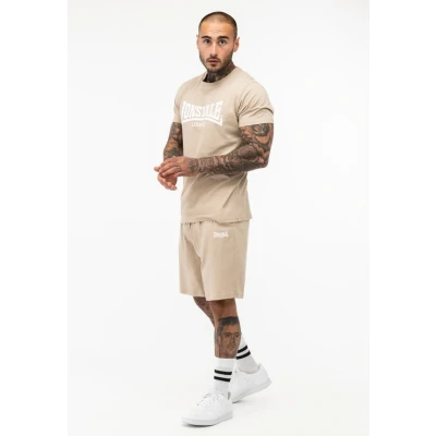 Afbeelding van Lonsdale SET Normale Passform MOY Trainingsbroek, Heren, Maat: Small, Beige white