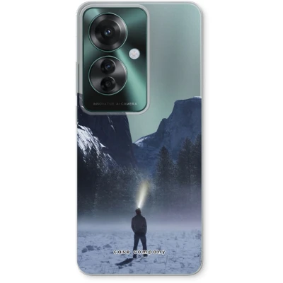 Afbeelding van Case Company® hoesje geschikt voor Oppo Reno 11 F Wanderlust Soft Cover Telefoonhoesje Bescherming aan alle Kanten en Schermrand