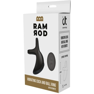 Afbeelding van RAMROD VIBRATING COCK AND BALL RING WITH REMOTE