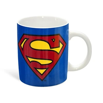 Afbeelding van Superman Logoshirt DC Comics Mok Logo Blauw Officieel Origineel Design Product